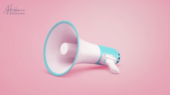 Loudspeaker on pink background - How To Improve Communication With Your Ex - Hickman Family Lawyers Perth